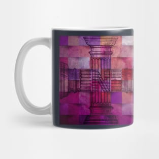 N letter in column Mug